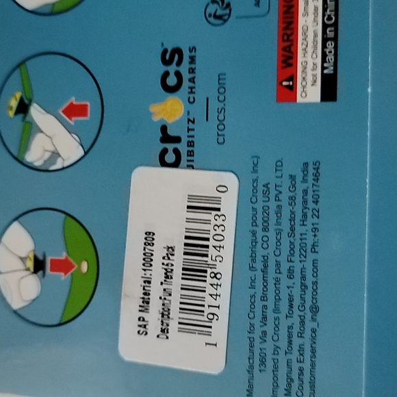 Crocs Jibbitz Charms Uniquely You Fun Trend 5 Pack - Picture 4 of 4